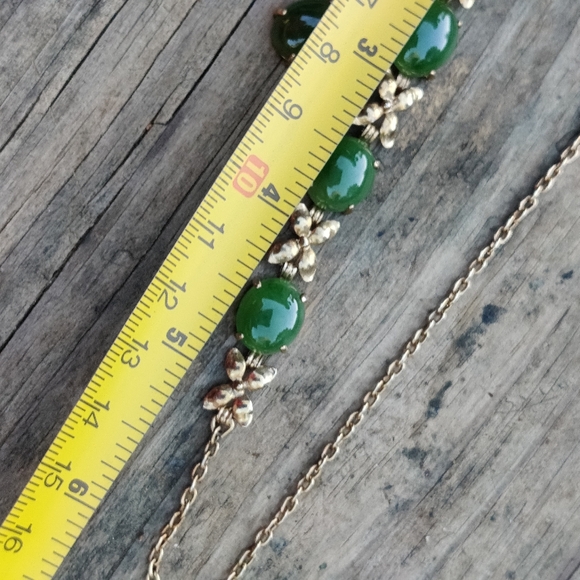 Antique jade necklace - Picture 6 of 12